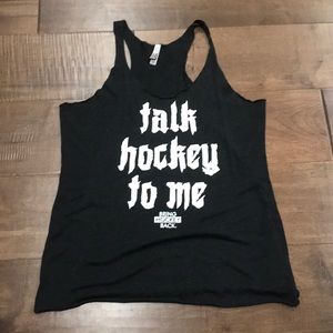 Bring Hockey Back XL tank top